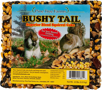 Pine Tree Farms 1381 Bushy Tail 2.5 Pound Squirrel Cake (8 Count)