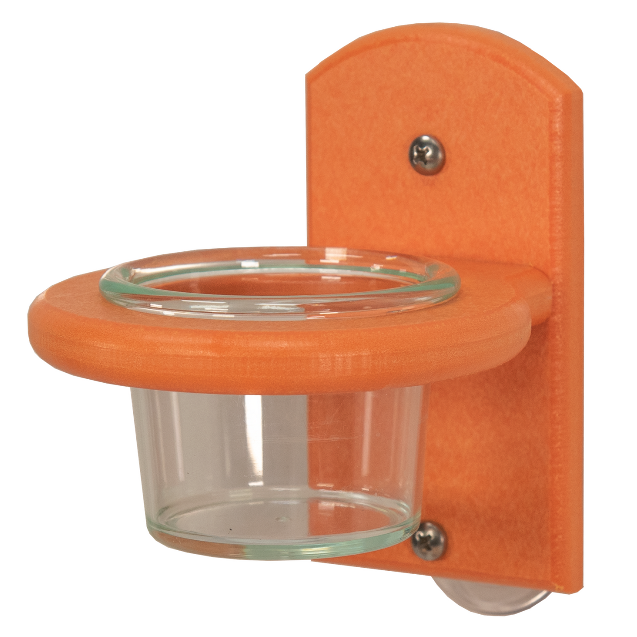 JCS Wildlife Orange Oriole Window Jelly Bird Feeder w/ Removable Jelly Jar