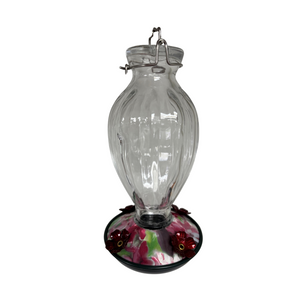 Audubon/Woodlink Fluted Glass Hummingbird Feeder NA35243