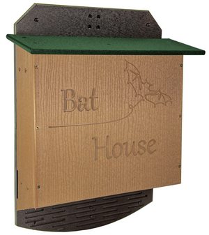 JCS Wildlife Recycled Poly Lumber 3 Chamber Bat House