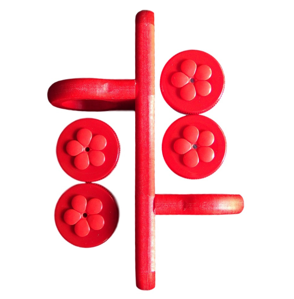 Double Hanging Nectar DOTS With Poly Lumber Holder and 4 Large Jars, HNDRR-2