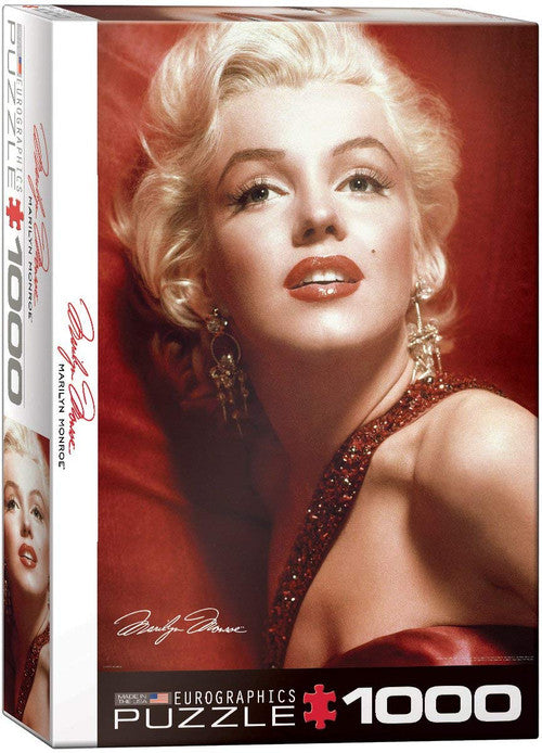 EuroGraphics Marilyn Monroe Red Portrait Jigsaw Puzzle (1000-Piece)
