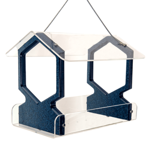 JCS Wildlife Geometric Hanging Bird Feeder Holds 3 Cups