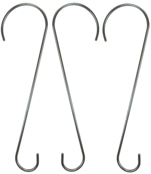 Heavy Duty Stainless Steel Branch Hook, Birdhouse, Feeder & Hanging Baskets - 18 in. (1, 2, 3, 4 and 6 Packs)