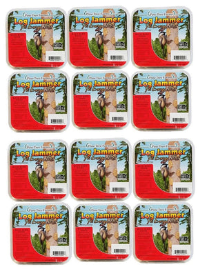 Pine Tree Farms Log Jammers Hi Energy Suet 3 Plugs Per Pack (12 Count)