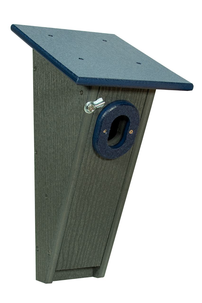Peterson Bluebird House (Gray and Blue)
