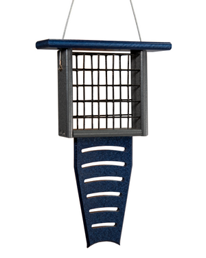 Suet Feeder Tail Prop Bird Feeder Recycled Poly