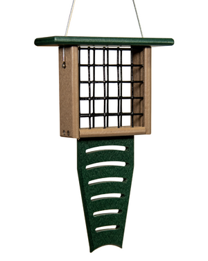 Suet Feeder Tail Prop Bird Feeder Recycled Poly