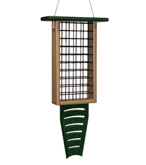 Suet Feeder Tail Prop Bird Feeder Recycled Poly