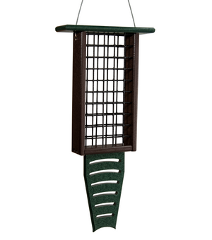 Suet Feeder Tail Prop Bird Feeder Recycled Poly