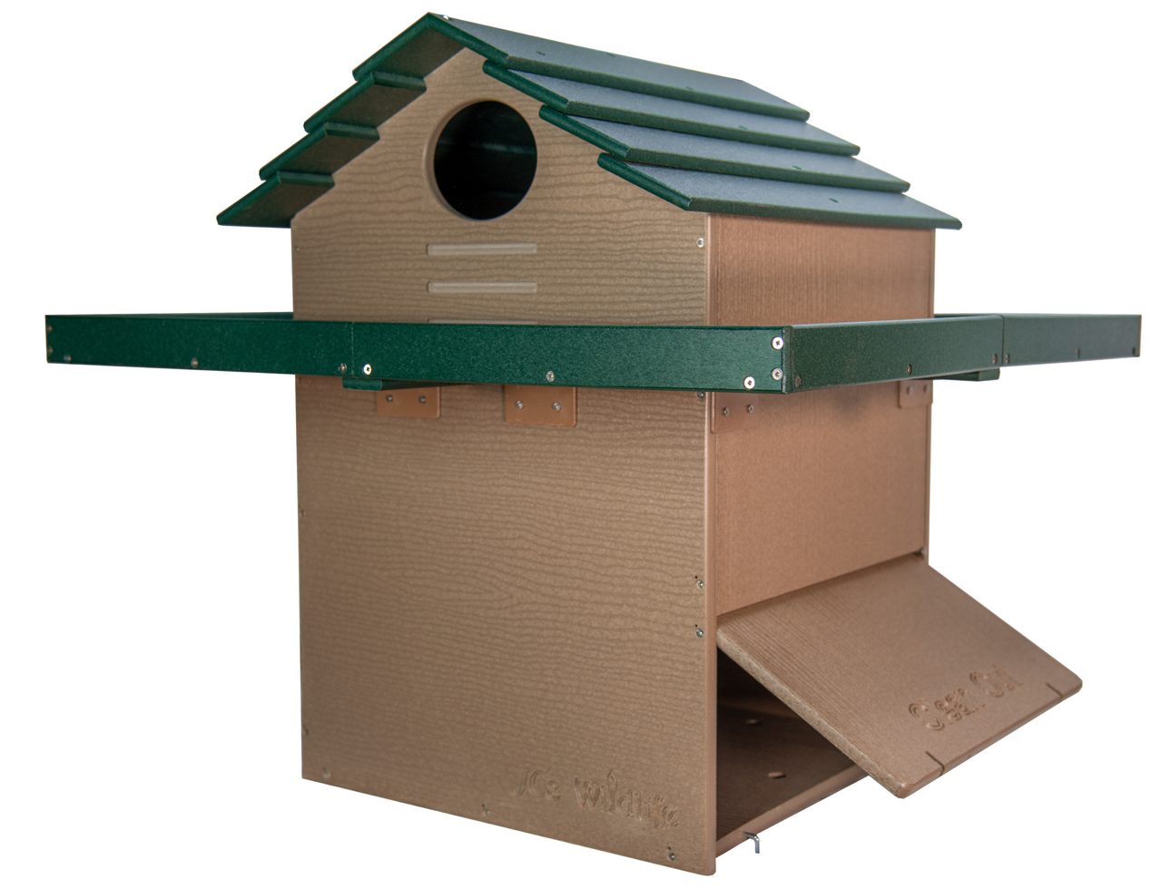 X Large Deluxe Poly Barn Owl Box with Exercise Platform