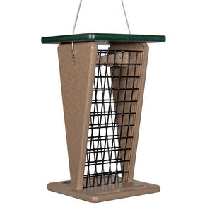 JCS Wildlife Poly Lumber Hanging Whole Peanut Bird Feeder