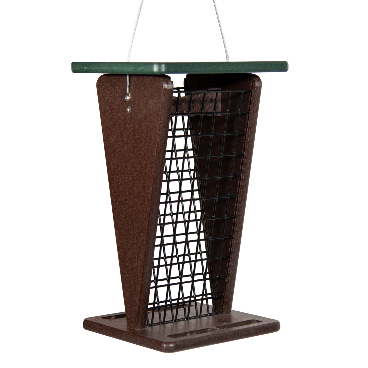 Hanging Whole Peanut Bird Feeder, Poly Lumber