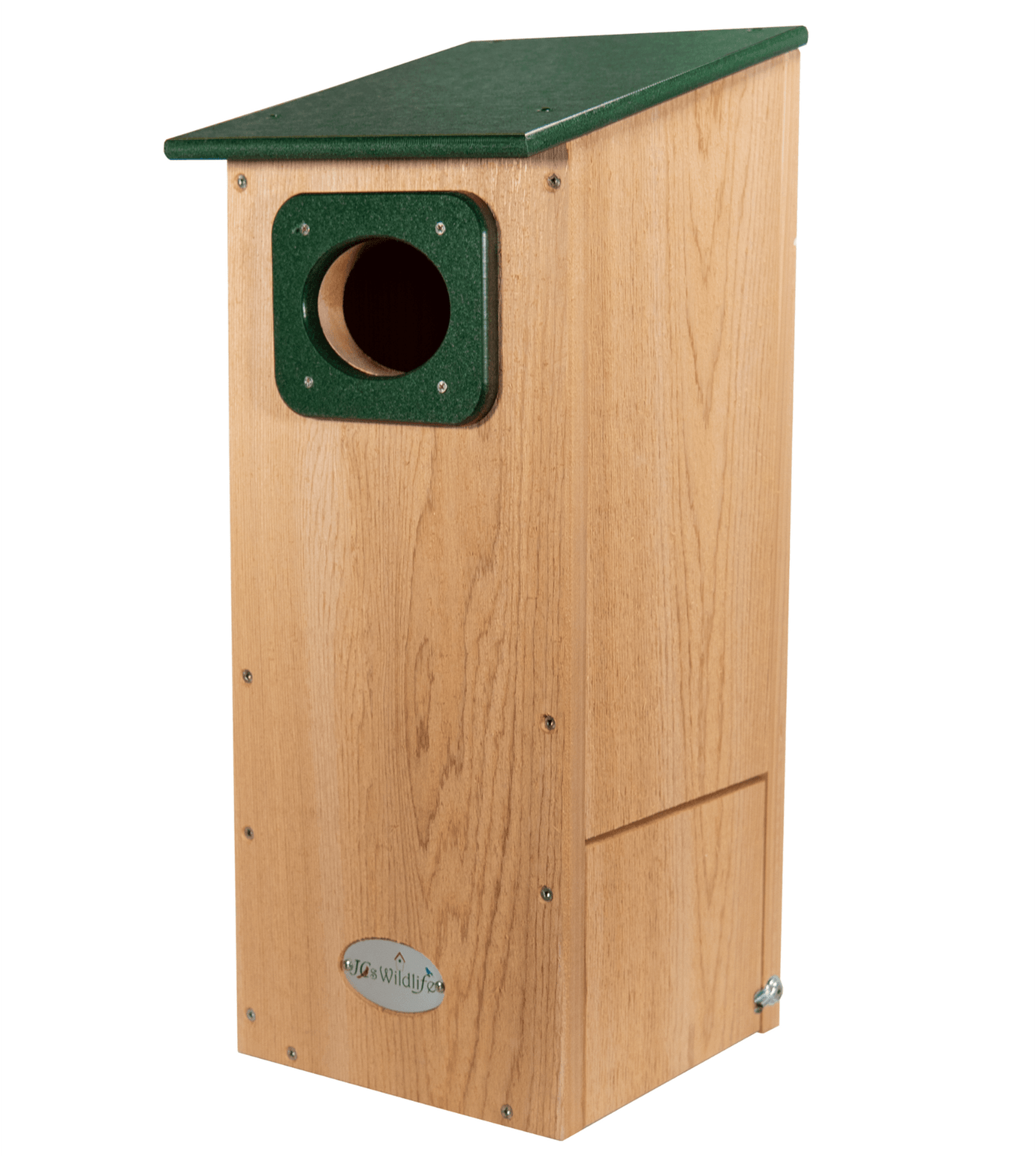 Cedar Wood Duck Nesting Box with Poly Lumber Roof