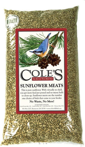 Cole's SM20 Sunflower Meats Bird Seed, 20 lbs (2 Count)