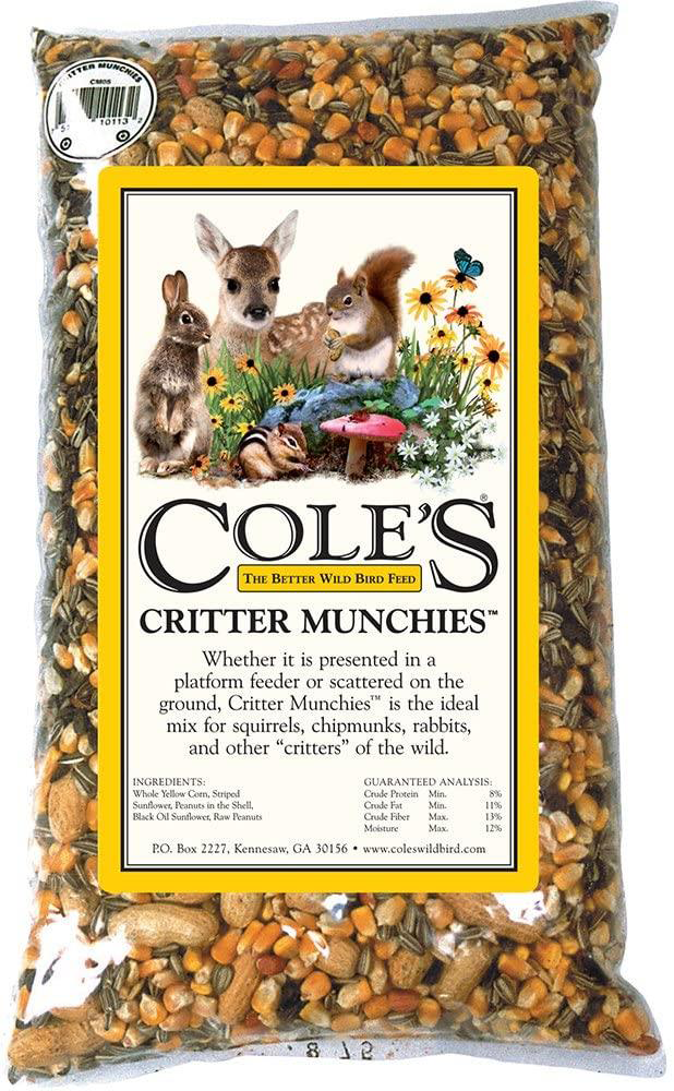 Cole's Critter Munchies Wildlife Feed, 5 lb Bag, CM05 (6 Count)