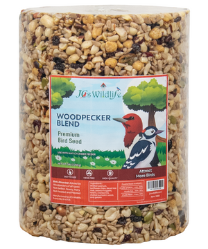 JCS Wildlife Woodpecker Blend Bird Seed Large Cylinder, 5 lb