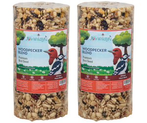 JCS Wildlife Woodpecker Blend Premium Bird Seed Small Cylinder, 2 lb