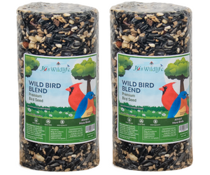 JCS Wildlife Wild Bird Blend Premium Bird Seed Small Cylinder, 1.5 lb