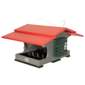 (#HF-1S)  Large Hopper and Suet Feeder