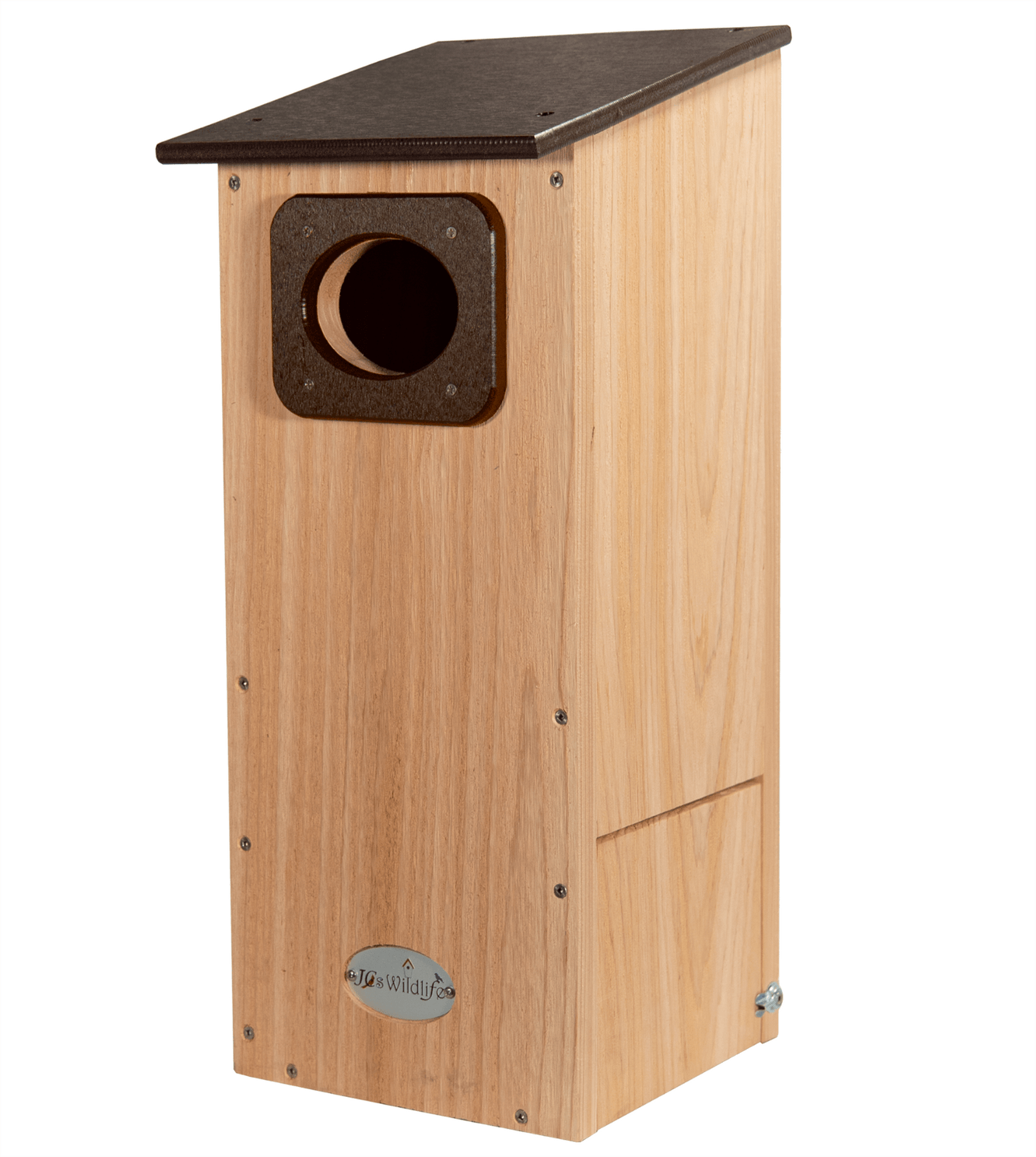 Cedar Wood Duck Nesting Box with Poly Lumber Roof