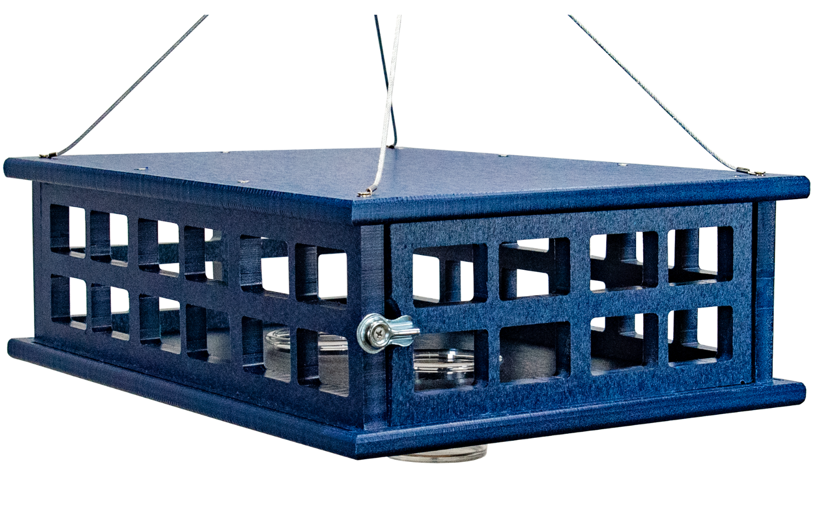 (#BBF-85)  Large Caged Bluebird Feeder