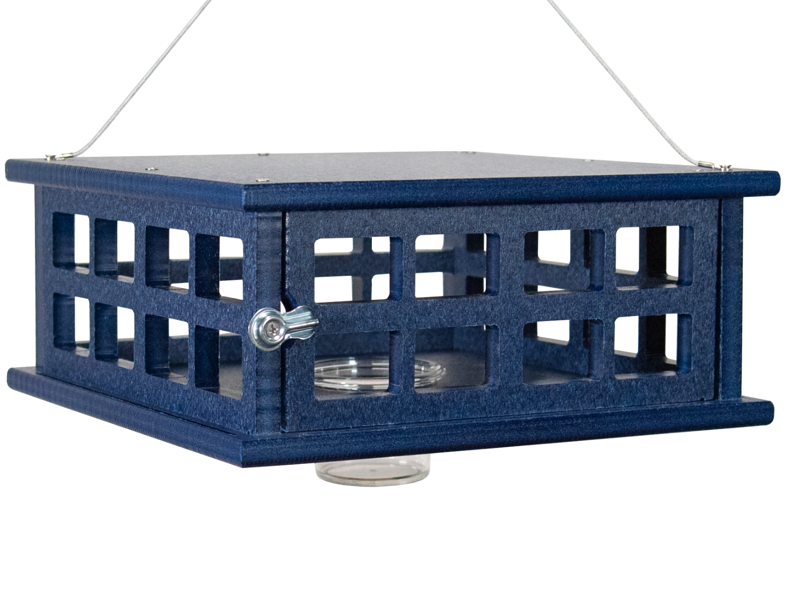 (#BBF-45)  Caged Bluebird Feeder