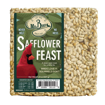 Mr. Bird Safflower Feast Small Wild Bird Seed Cake (12 Count)