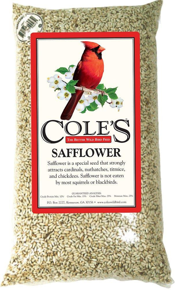 Cole's Safflower Bird Seed, 10 lbs, SA10 (4 Count)