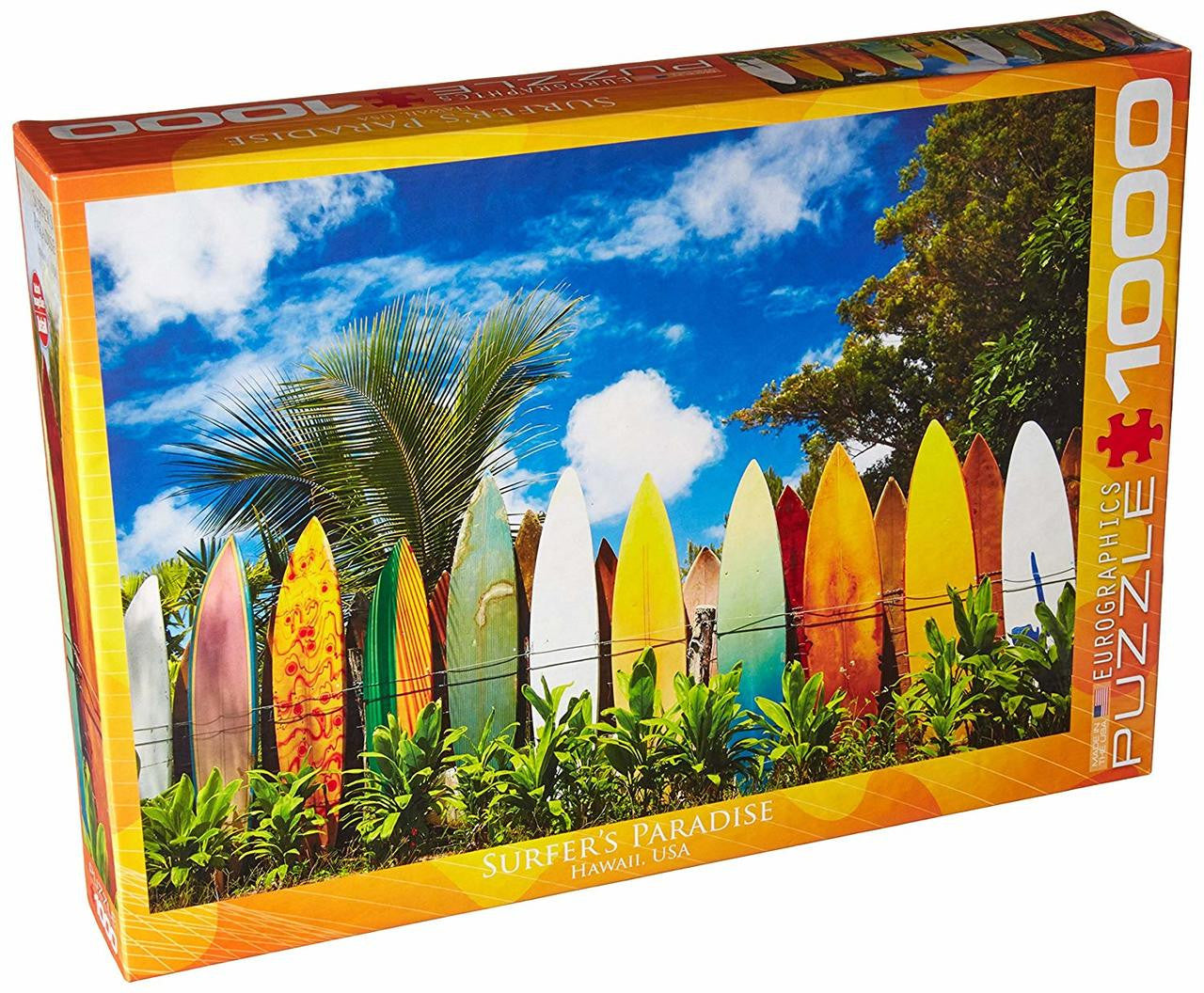 EuroGraphics Surfer's Paradise, Hawaii Jigsaw Puzzle (1000-Piece)