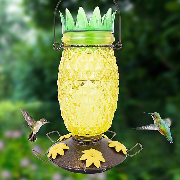 Perky-Pet Pineapple Top-Fill Hummingbird Feeder - 28 oz