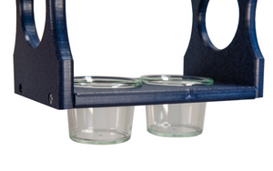 JCs Wildlife Hanging Bluebird Mealworm Feeder - Fly Thru Style Bluebird Feeder - Made in the USA