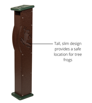 JCS Wildlife Deluxe Poly Lumber Tree Frog House