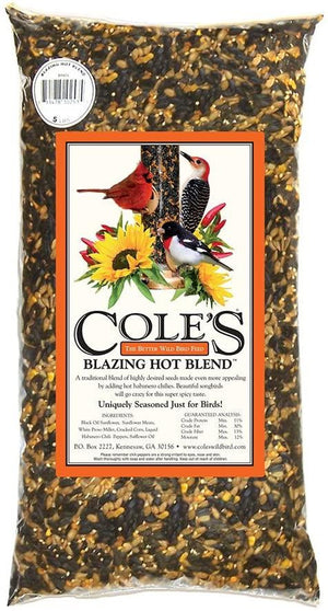 Cole's Blazing Hot Blend Bird Seed, 40 lbs, BH40