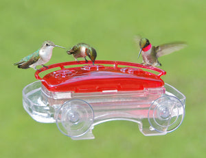 Aspects 407 Jewel Box Window Hummingbird Feeder, 8-Ounce