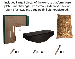 JCs Wildlife X Large Deluxe Poly Barn Owl Box with Exercise Platform - Our Biggest Barn Owl House - Made in the USA - Great for Farms, Ranches and Vineyards