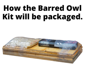 JCS Wildlife Barred Owl Box Do It Yourself Assembly Kit