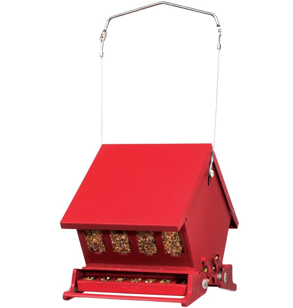 Heritage Farms Mini Absolute II Bird Feeder, Red - 301105