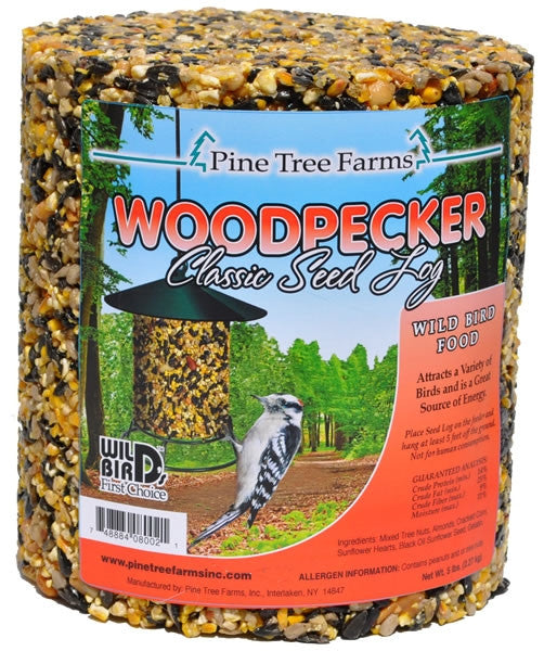 (#PT8004)  Woodpecker Seed Log  (5 lbs.)