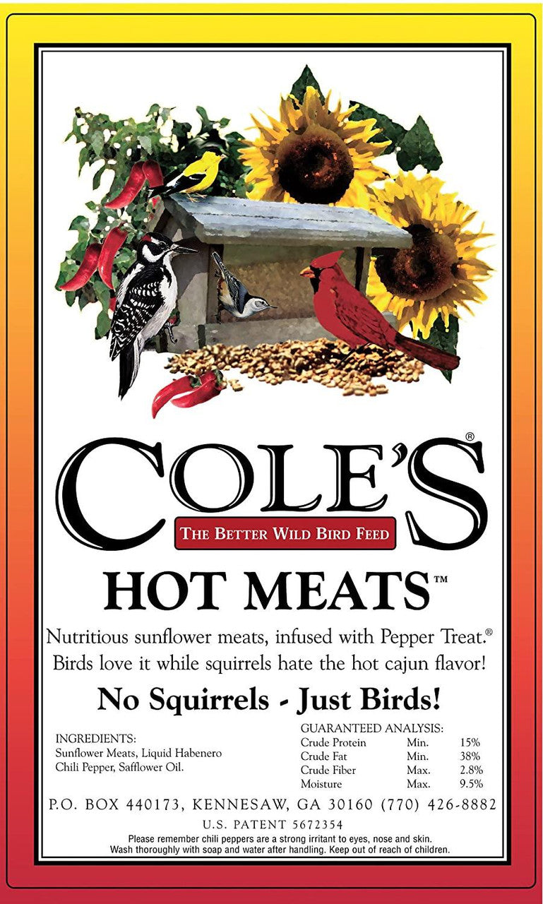 Cole's Hot Meats Bird Seed 40 lb Bag HM40
