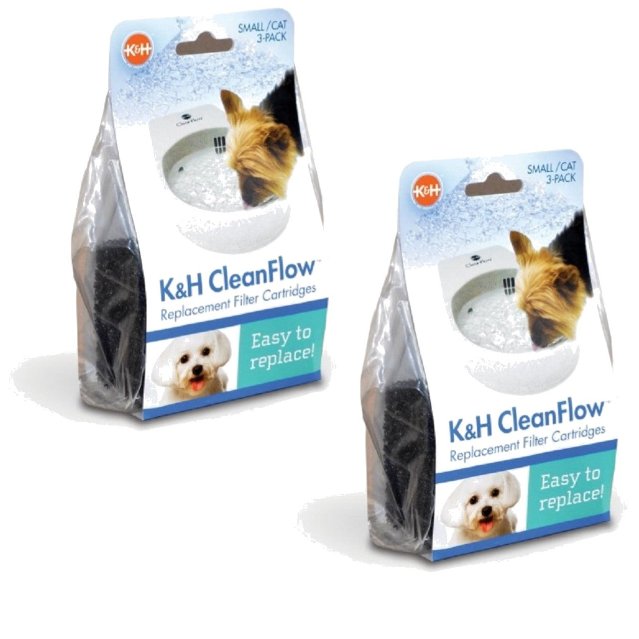 Pack-of-3 K&H Pet Products CleanFlow Replacement Filters - Small 2521