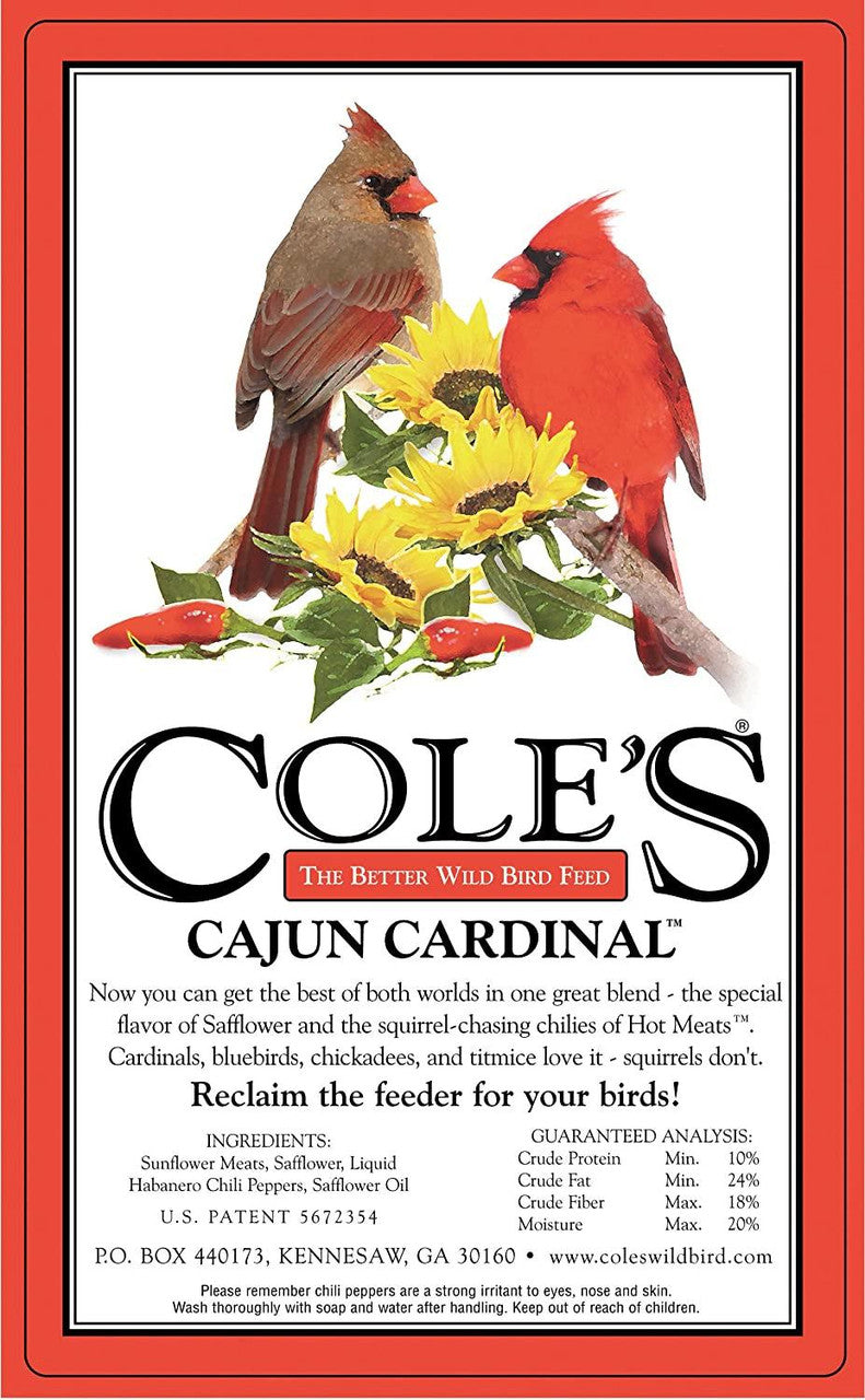 Cole's Cajun Cardinal Bird Seed, 10 lbs, CB10