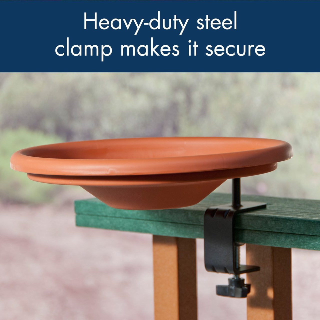 Audubon/Woodlink Deck Mounted Bird Bath NABATH