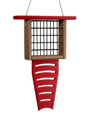 Suet Feeder Tail Prop Bird Feeder Recycled Poly