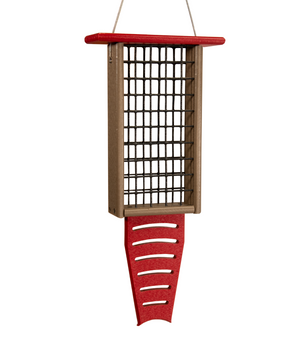 Suet Feeder Tail Prop Bird Feeder Recycled Poly