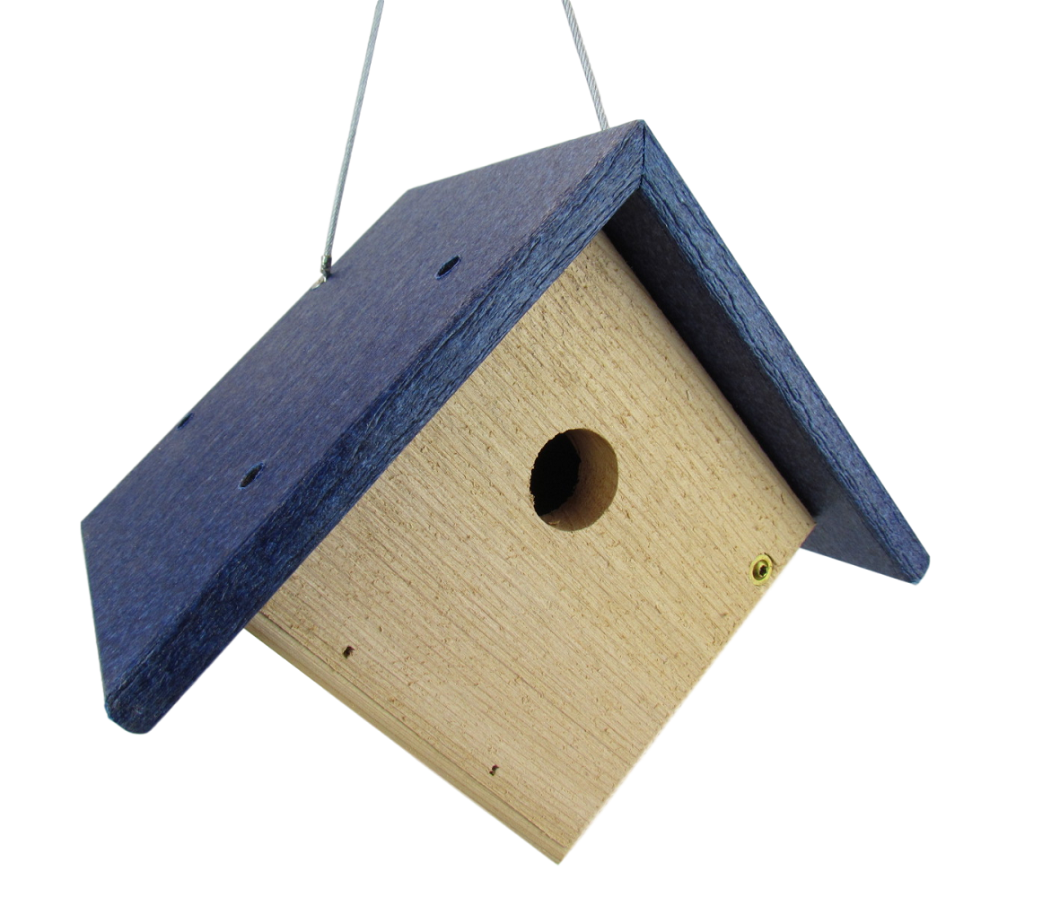 Cedar & Poly Wren, Chickadee, Warbler Birdhouse