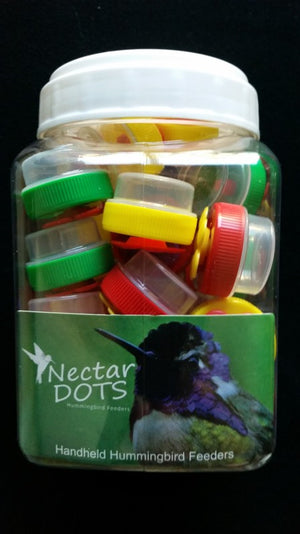 (NDRY-34)  Red/Yellow DOTS - Counter Display, 34 cnt.
