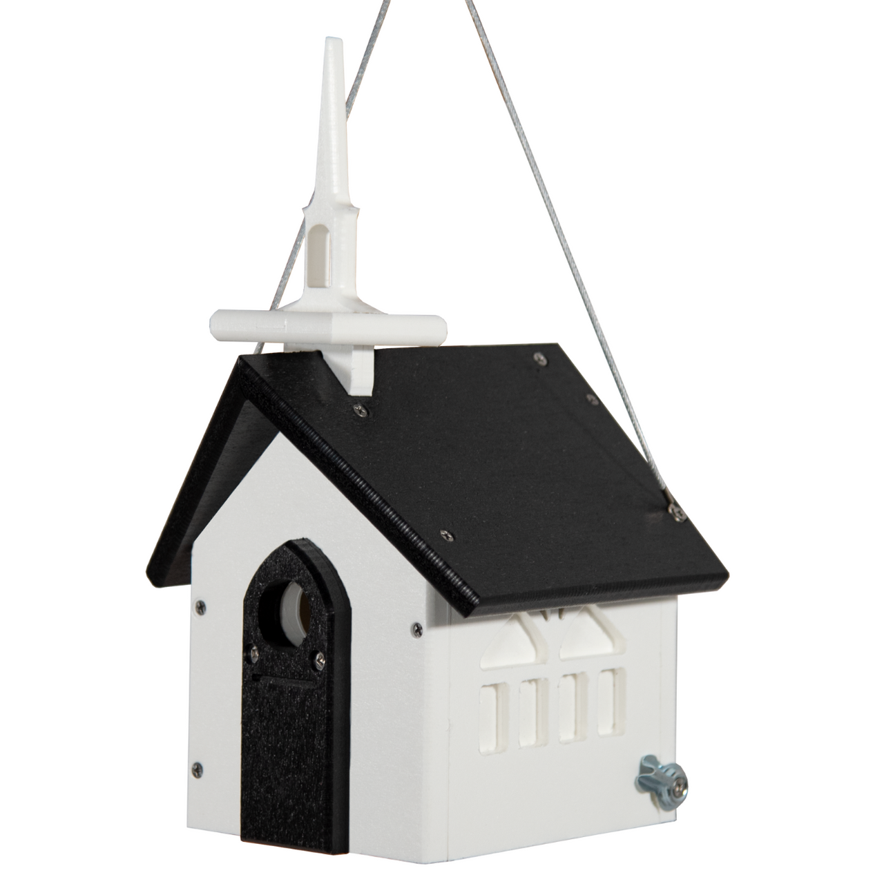 Chirping Church Wren and Chickadee Birdhouse