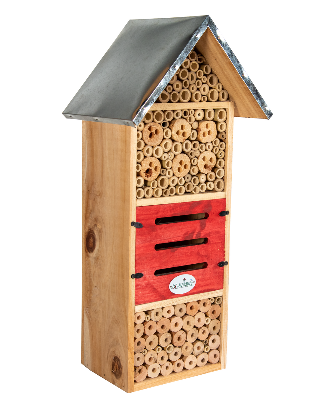 JCs Wildlife Tall Insect Hotel - Great for housing Mason Bees, Leaf-Cutter Bees