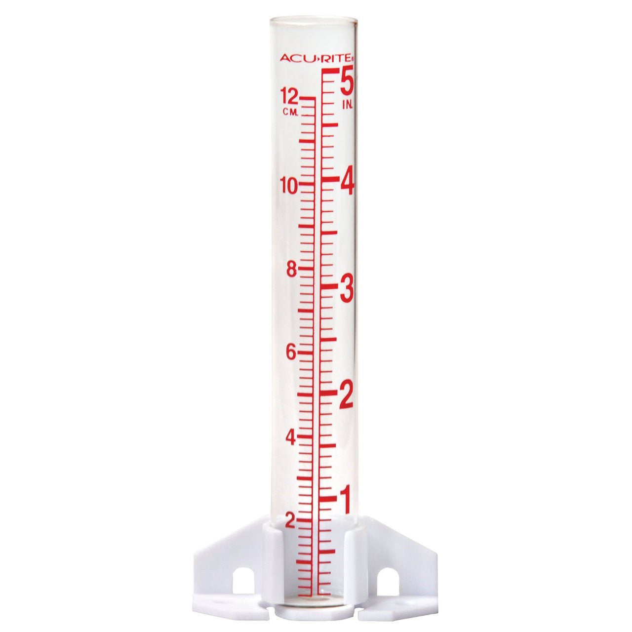 AcuRite Glass Rain Gauge - Measure the Rain Fall or Monitor your Lawn and Garden